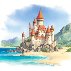 Rozprávka na čítanie - Bajka o dwóch zamkach