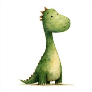 Rozprávka na dobrú noc - Dinozaur Adaś poznaje kolegów