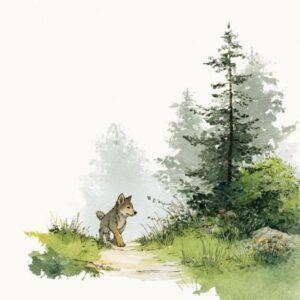 Rozprávka na čítanie - Wilczek i drobne kłamstwo