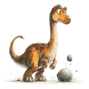 Rozprávka pre deti - O parze dinozaurów, które miały swoją ambicję