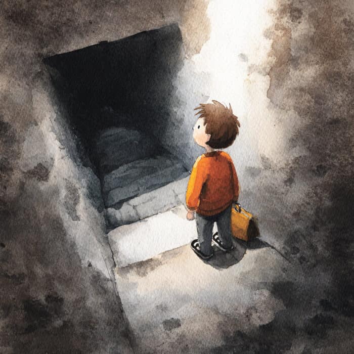 Rozprávka na čítanie - O chłopcu, który postanowił się nie bać