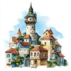 Rozprávka na čítanie - Mały rycerz o wielkiej odwadze