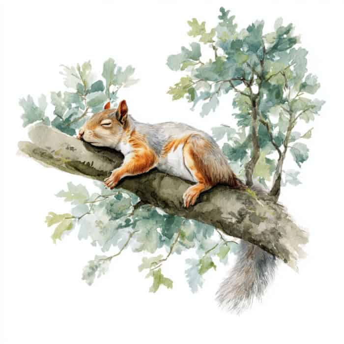 Rozprávka pre deti - O beztroskiej wiewiórce, która czegoś się nauczyła