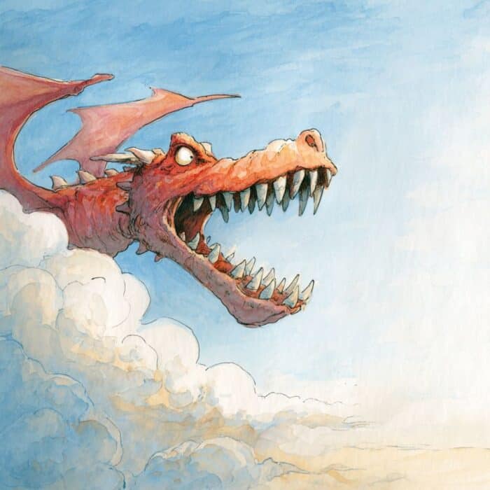 Rozprávka pre deti - O smoku, który miał nietypową pasję