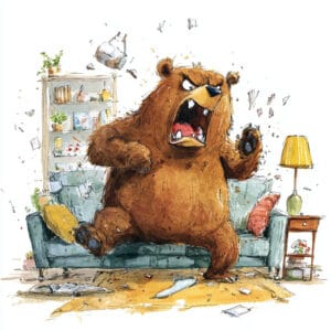 Rozprávka na čítanie - Natasza, Maks i wielki zły niedźwiedź