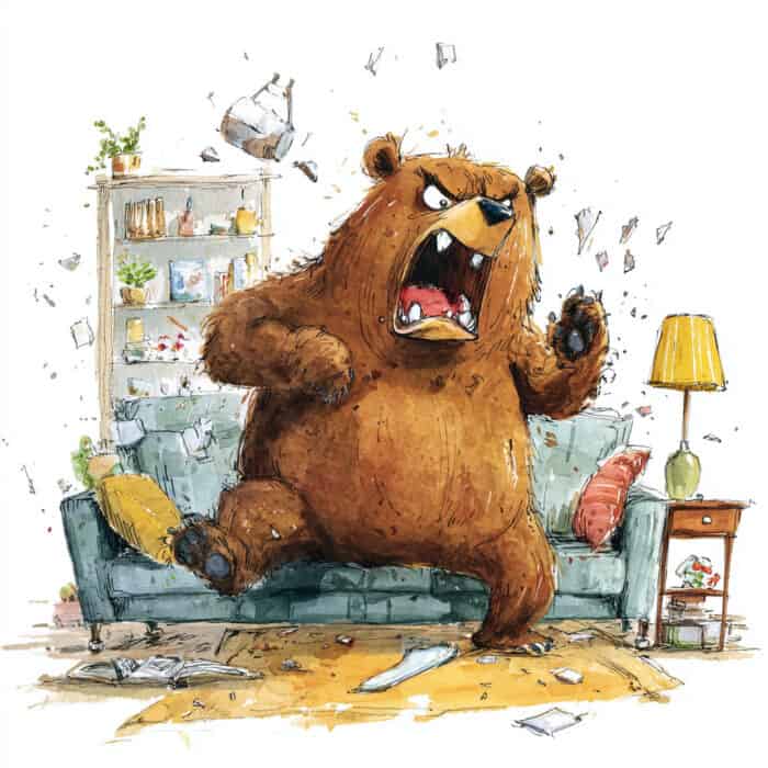 Rozprávka na čítanie - Natasza, Maks i wielki zły niedźwiedź