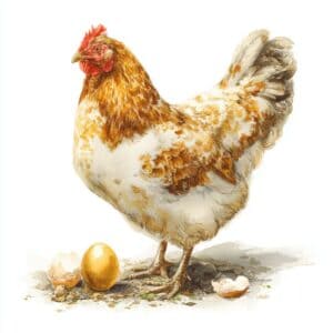 Rozprávka na dobrú noc - O kurce Alinie znoszącej złote jajka