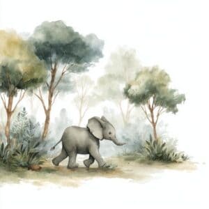 Rozprávka na čítanie - Pomocny słonik