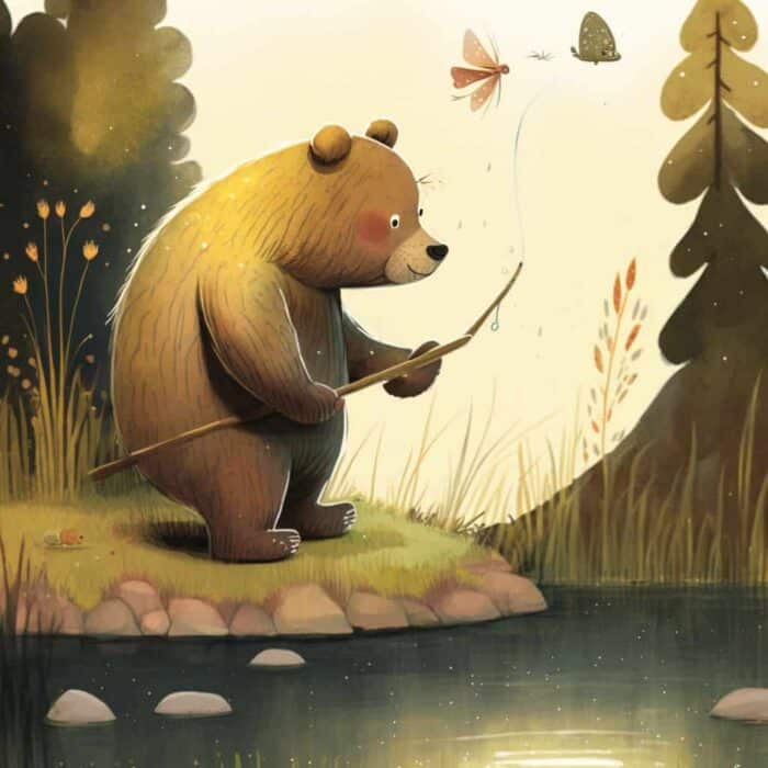 Bajka na dobranoc - O niedźwiedziu Eryku i wiewiórce Rudej