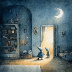 Bajka na dobranoc - Nocne skrzaty i lista tajnych życzeń