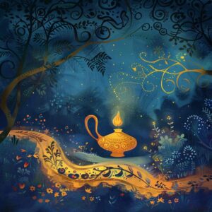 Bajka na dobranoc - Aladyn i magiczna lampa