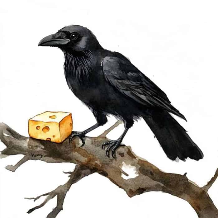 Bajka dla dzieci - Lisiczka i wrona