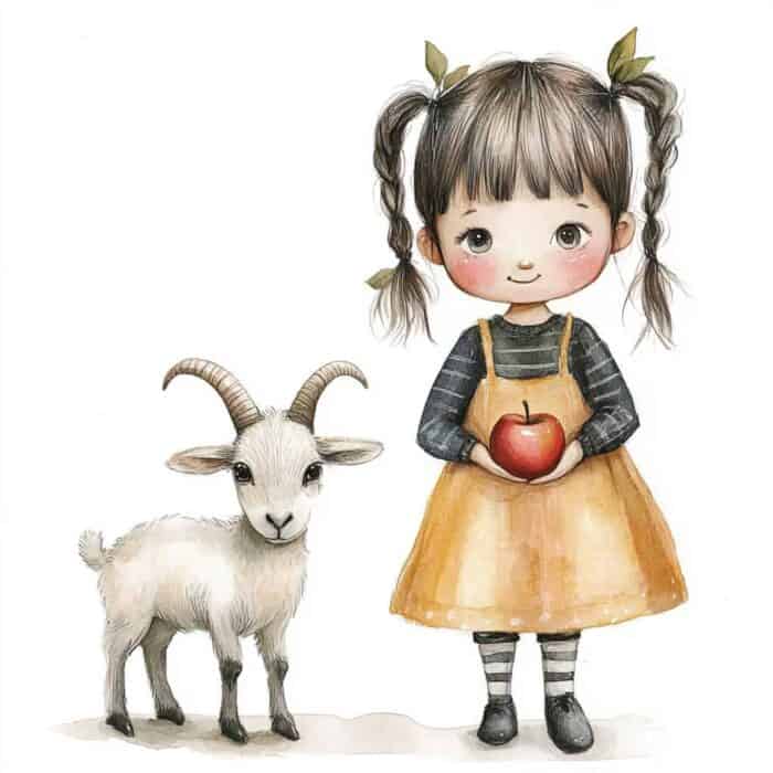 Bajka dla dzieci - Mała Lena i jej życie na farmie