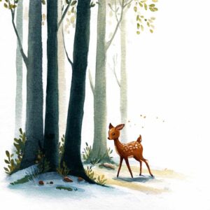 Bajka dla dzieci - O sarnie, która po raz pierwszy spotkała dzieci