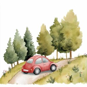 Bajka na dobranoc - Jak strażacy uratowali autko pocztowe