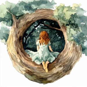 Bajka dla dzieci - O Janku i księżniczce zaklętej w drzewie