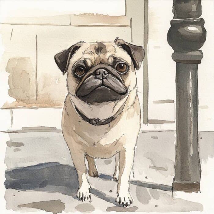 Bajka na dobranoc - O nieszczęśliwym piesku mopsiku