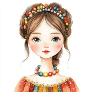 Bajka do czytania - Zaginione koraliki księżniczki